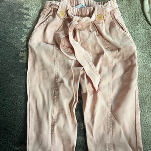 Zara girls pink pants